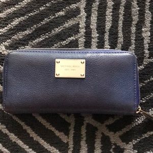 Michael Kors blue wallet